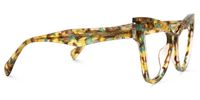Adamaris - Cat Eye Yellow/Floral Eyeglasses | Vooglam 
