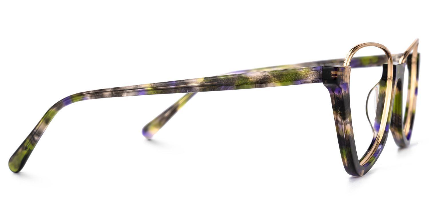 Adelio - Geometric Green/Tortoise Eyeglasses | Vooglam 4