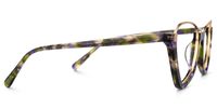 Adelio - Geometric Green/Tortoise Eyeglasses | Vooglam 