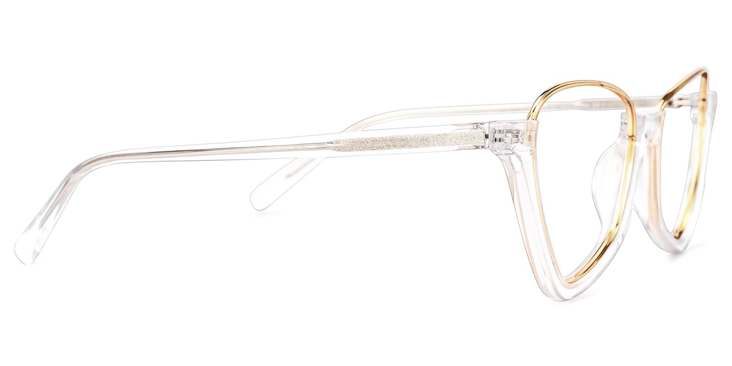 Adelio - Geometric Crystal Eyeglasses | Vooglam 4