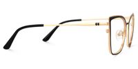 Adeliza - Rectangle Black Eyeglasses | Vooglam 