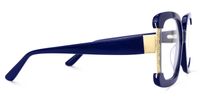 Adelphie - Square Blue Eyeglasses | Vooglam 