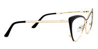 Annabelle - Cat Eye Black Eyeglasses | Vooglam 