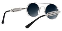 Aviator Silver Sunglasses | Vooglam.com Side View
