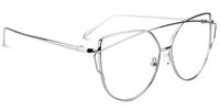 Aviator Silver Eyeglasses | Vooglam.com 