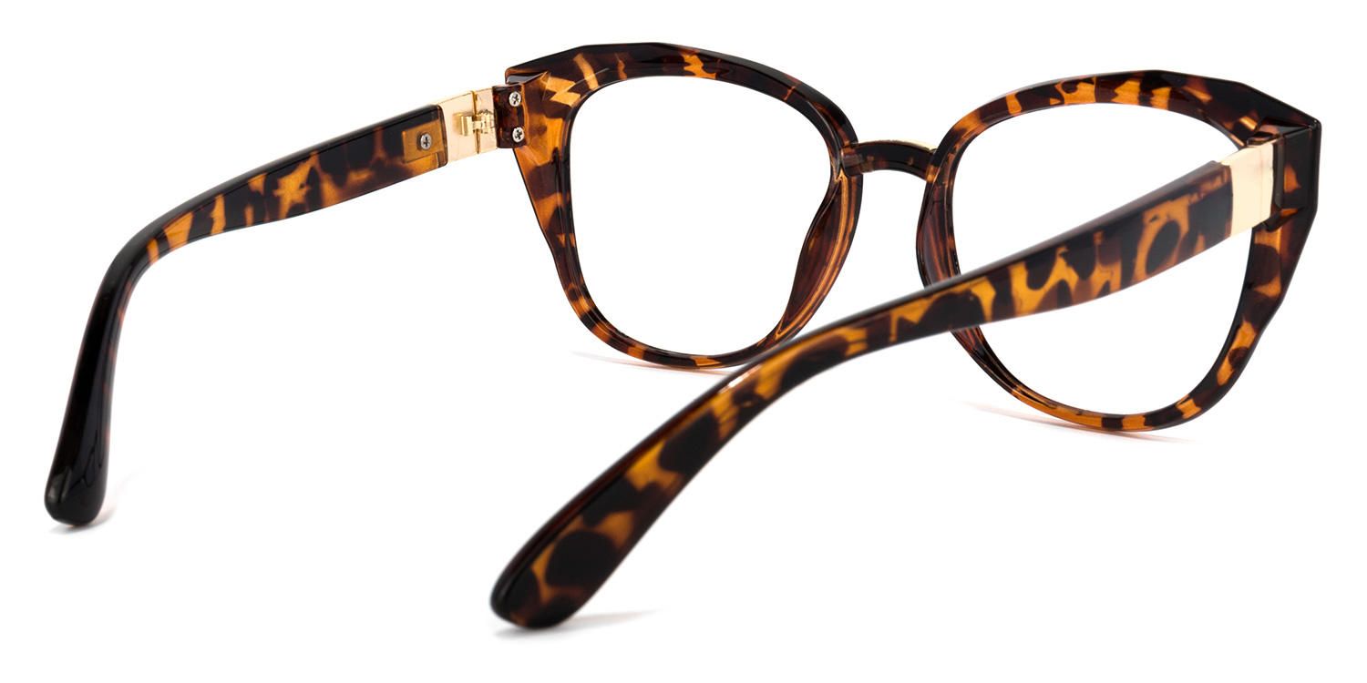 Cat Eye Tortoise Eyeglasses | Vooglam.com Side View