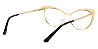 Annabelle - Cat Eye Red Eyeglasses | Vooglam Side View