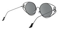 Geometric Black Sunglasses | Vooglam.com Side View
