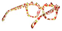 Wilhelmina - Geometric Crystal/Floral Eyeglasses - 3