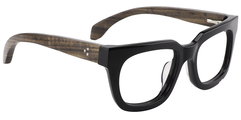 Arlene Rectangle Black Eyeglasses - 6