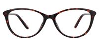 Hilda Tortoise Cat Eye Glasses Front View