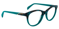 Nell Oval Peacock/Green Eyeglasses - 6