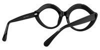Belle - Cat Eye Black Glasses | Vooglam Side View