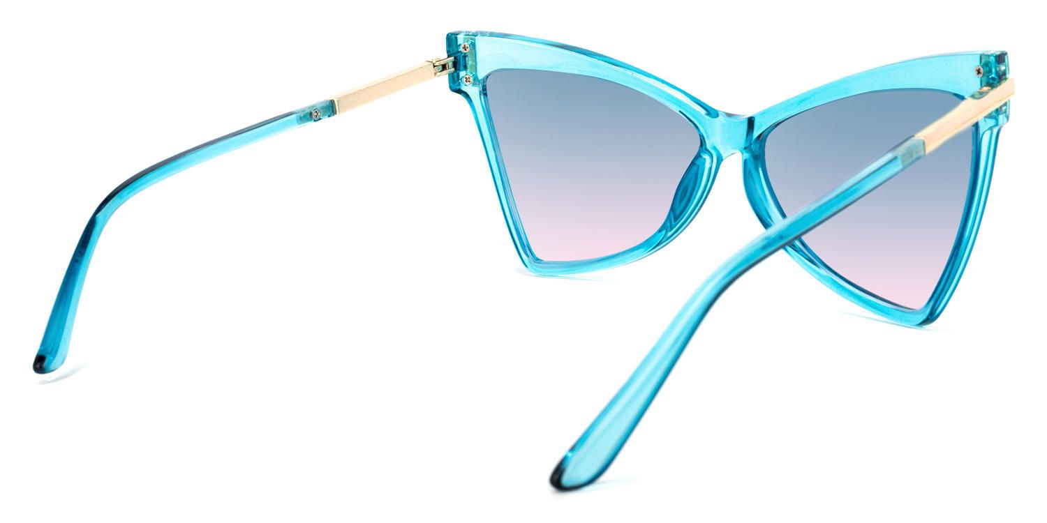 Ofelia - Geometric Blue Sunglasses product detail 3