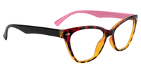 Rectangle Red/Floral Eyeglasses | Vooglam.com