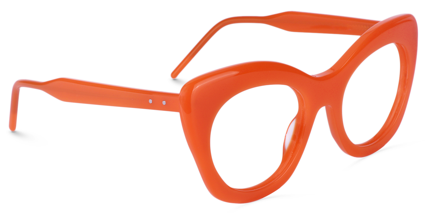 Charming Butterfly Orange Eyeglasses│Vooglam Optical Glasses 4