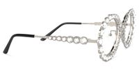 Ingra - Chic Retro-Inspired Glasses with Rhinestones | Vooglam