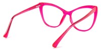 Haylie - Cat Eye Bright/Pink Eyeglasses - 3