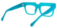 Rectangle Blue Eyeglasses | Vooglam.com Side View
