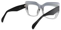 Rosaura - Square Grey Eyeglasses - 3