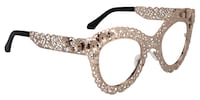 Bella - Cat Eye Gold Eyeglasses - 6