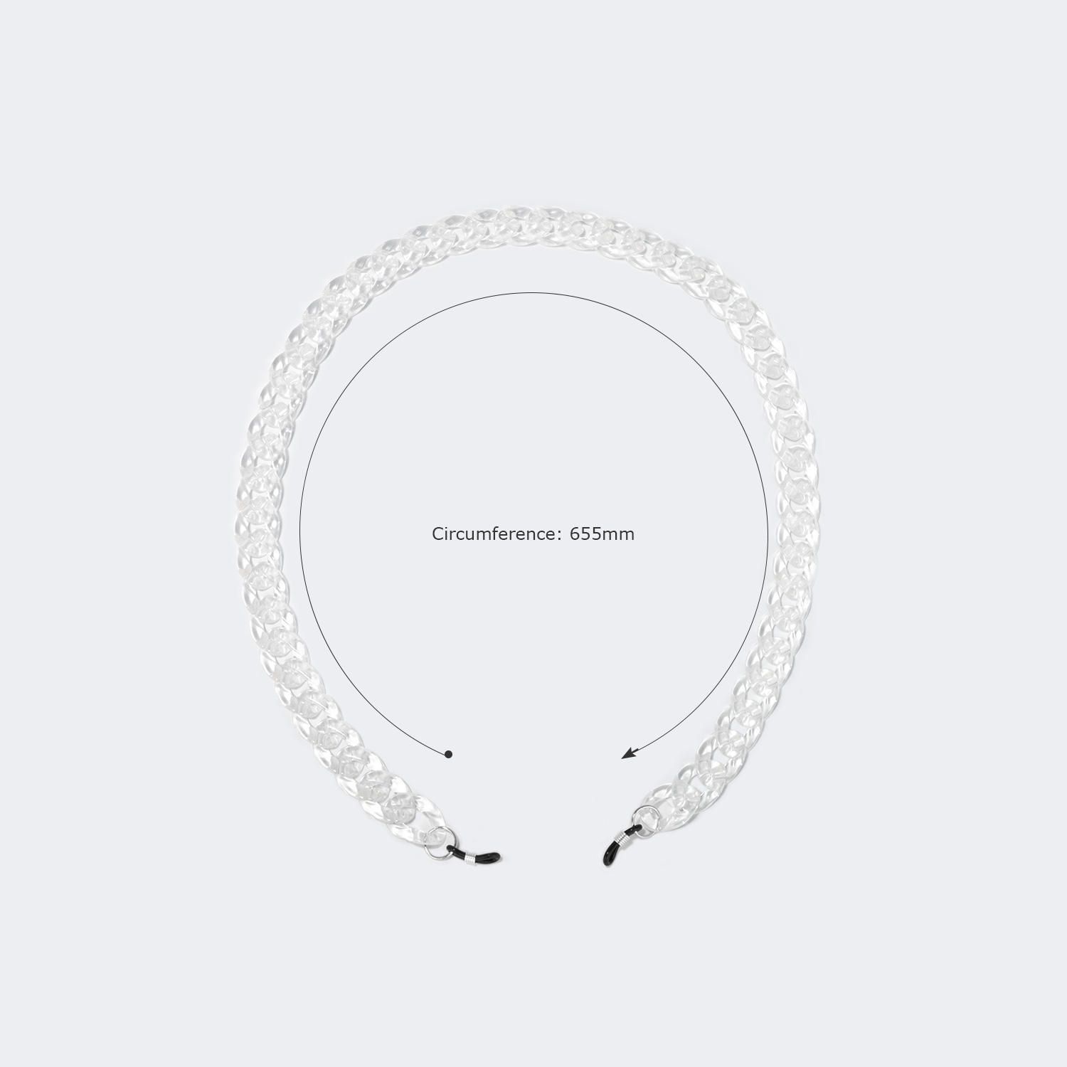 Twist Link Crystal Glasses Chains | Vooglam.com 4