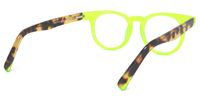 Round Yellow Eyeglasses | Vooglam.com Side View
