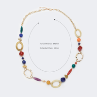 Modern Asymmetrical Polished Necklace | Vooglam.com 
