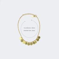 Tiny Gold Spangles Bracelet | Vooglam.com 