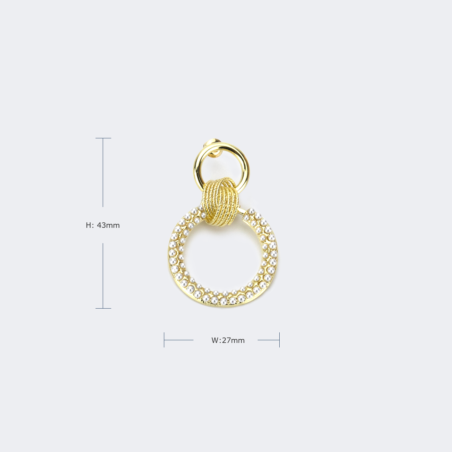 High Polished Pierced Earrings | Vooglam.com 4