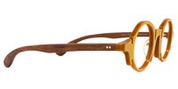 Shelley - Round Yellow Eyeglasses | Vooglam 
