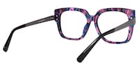 Odelia - Square Purple Eyeglasses - 3