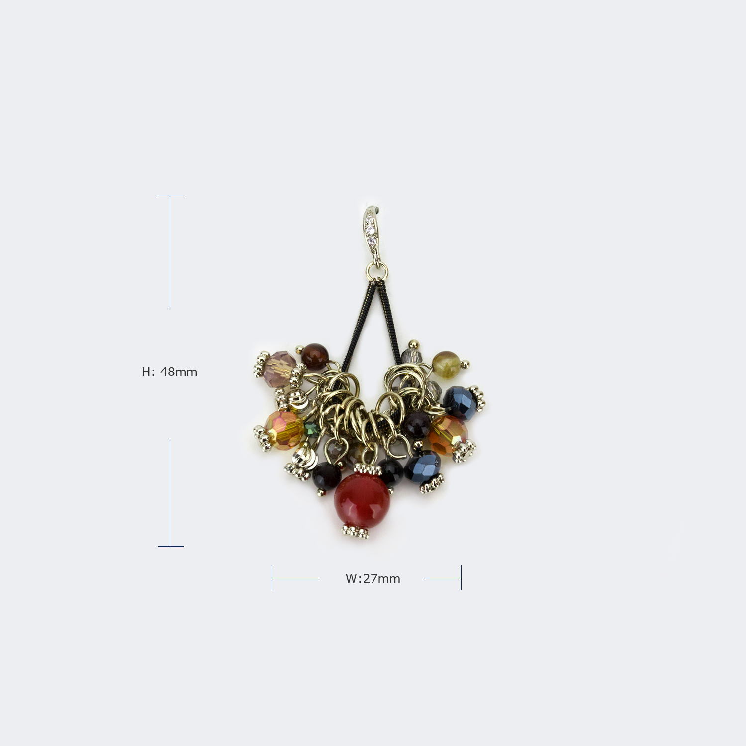 Handmade Colorful Pierced Earrings | Vooglam.com 4