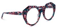 Geometric Floral Eyeglasses | Vooglam.com
