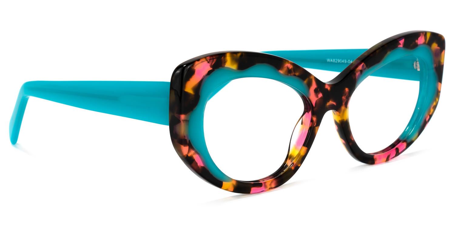 Cat Eye Floral Eyeglasses | Vooglam.com 5