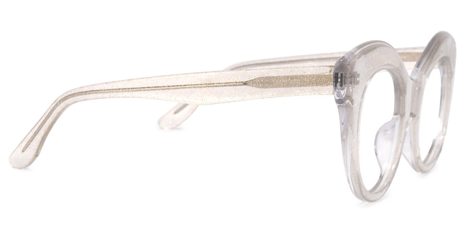 Cat Eye Crystal Eyeglasses by Vooglam.com - Product View 4