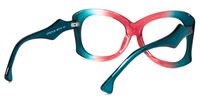 Beautiful Red Eyeglasses ▏Vooglam.com Side View