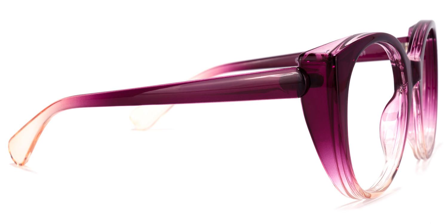 Round Purple Eyeglasses | Vooglam.com 4