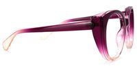 Tiesha - Round Purple Eyeglasses - 4