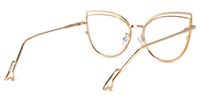 Pearline - Cat Eye Tortoise Eyeglasses | Vooglam Side View