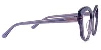 Geometric Purple Eyeglasses | Vooglam.com 