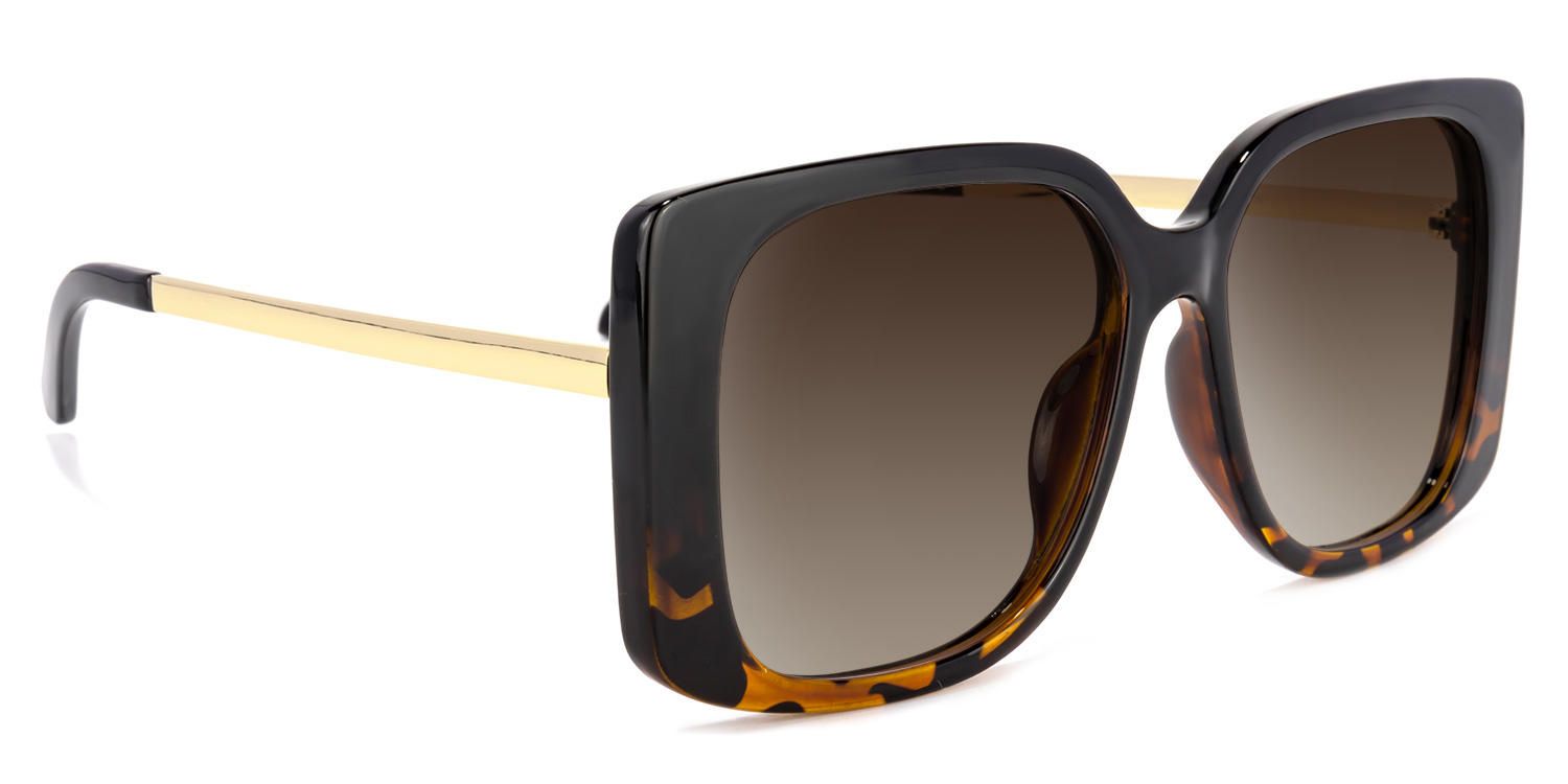 Square Tortoise Sunglasses | Vooglam.com 5