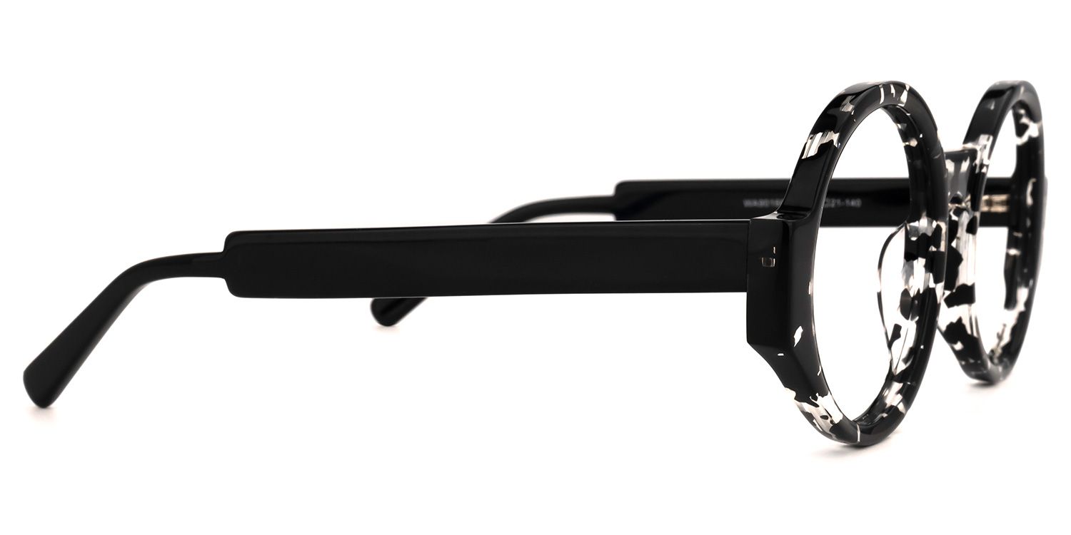Andisita - Round Black Eyeglasses | Vooglam 4