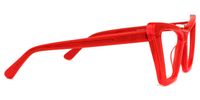 Khin - Cat Eye Red Eyeglasses | Vooglam
