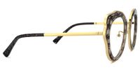 Geometric Leopard Eyeglasses | Vooglam.com 