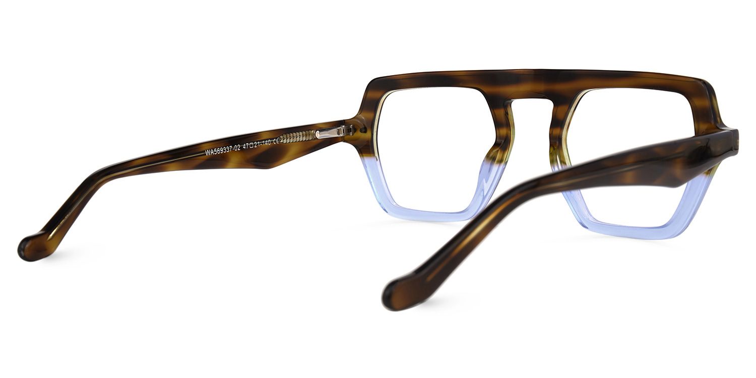 Singh - Geometric Tortoise Eyeglasses product detail 3