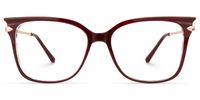 Ramirez - Square Wine/Red Eyeglasses - 1
