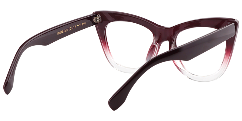 Bryony Cat Eye Romantic Wine/Red Eyeglasses product detail 4
