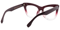 Cat Eye Romantic Wine/Red Eyeglasses VFP0243-01 | Vooglam Eyeglasses 