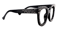 Shiny Round Black Eyeglasses  ▏Vooglam 